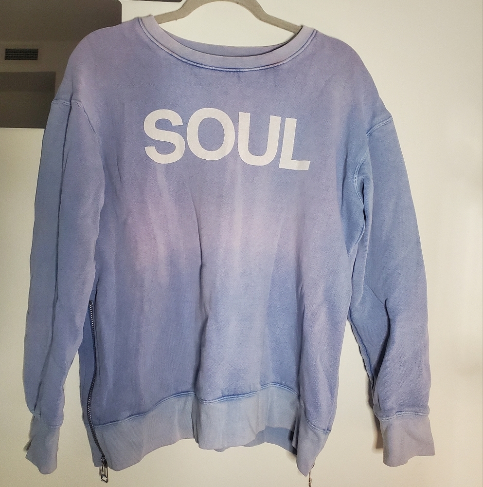 Small SoulCycle × Sundry Faded Purple Crewneck